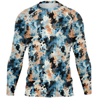 Chokefish™ Long Sleeve Rashguard Acid-Wash Men's Shirt-015